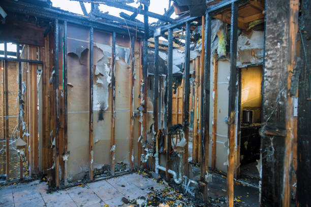 Professional Fire Board Up technician working in Hammond, WI